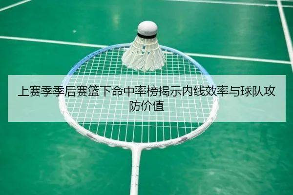 上赛季季后赛篮下命中率榜揭示内线效率与球队攻防价值
